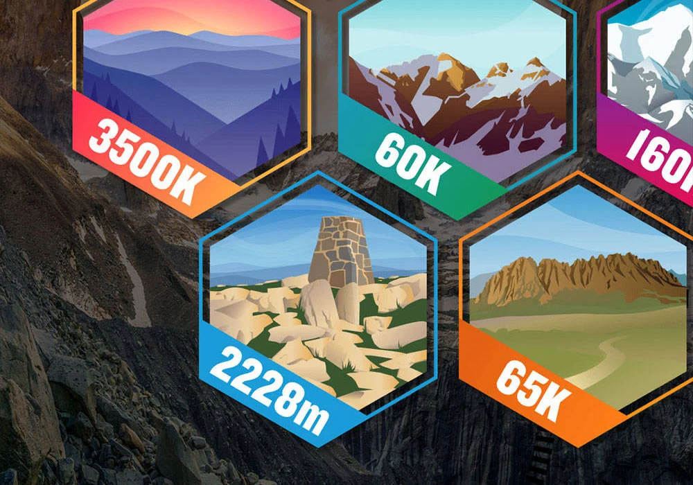 Badges d'expedition Garmin Connect